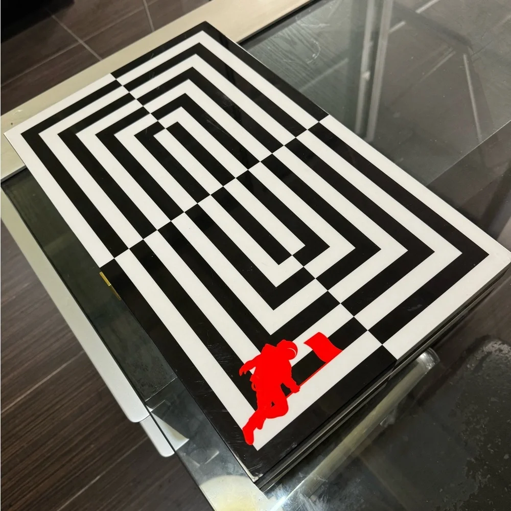 Jonathan Adler x MTV Op Art Moonman limited Backgammon set Special Edition Rare